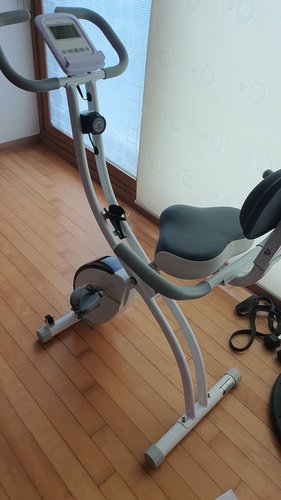 멜킨 폴민바이크 실내 자전거 접이식 바이크 와이드형 헬스 사이클 운동기구 MKHB 01