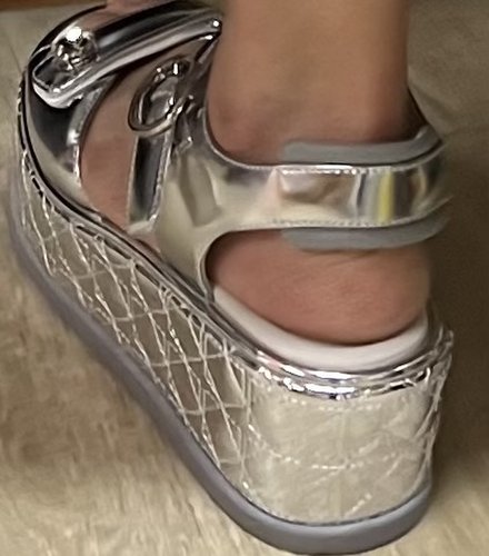 [슈콤마보니] [김나영 착용]Gemma sandal(silver) DG2AM24006SVX
