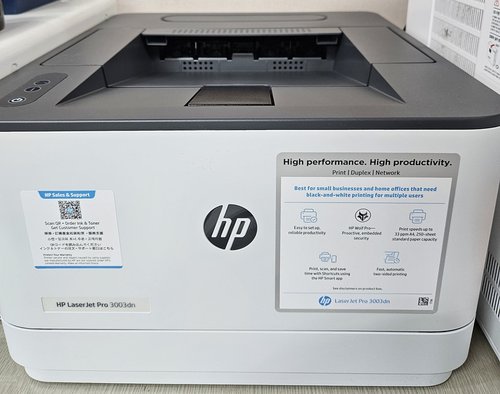 (해피머니증정행사) HP 3003DN 흑백 레이저 프린터 토너포함 양면인쇄 유선네트워크