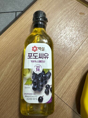 백설 포도씨오일500ml