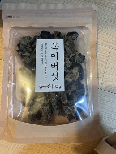 [중국산] 목이버섯 60g