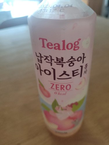 HK)티로그 납작복숭아 아이스티 홍차 제로 500ml