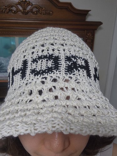 Logo knitting strap bucket hat_5color