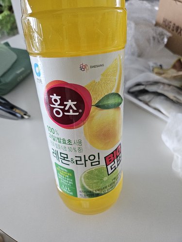 청정원 홍초 레몬&라임 1.5L