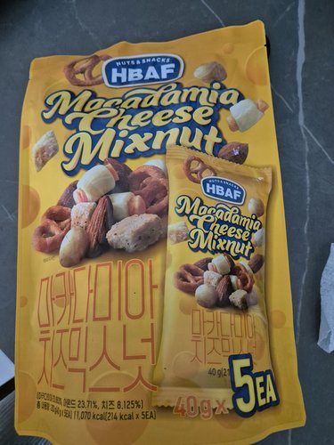 [HBAF] 마카다미아 치즈믹스넛 200g