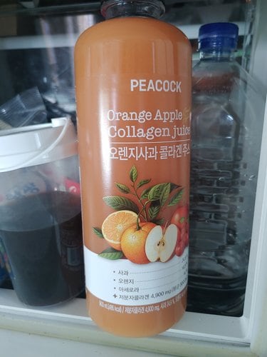피코크 오렌지사과콜라겐주스 900ml (비가열)