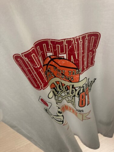 농구 프린트 티셔츠(LC41D5ST004A)