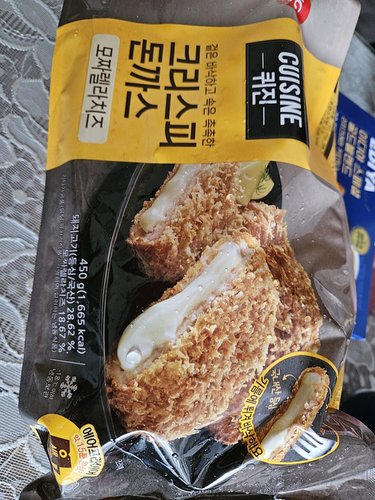 [퀴진] 크리스피 돈까스 모짜렐라 치즈 450g