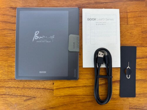 【해외직구오닉스 BOOX Leaf3 리프3 7인치 이북리더기 3+32G 물리키 E-book 전자책 중국내수용