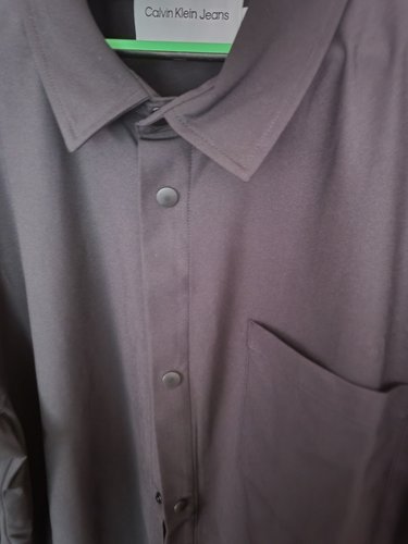 [BTS정국 착장]남성 우븐 탭 박시핏 테크 반팔 셔츠(J325337)