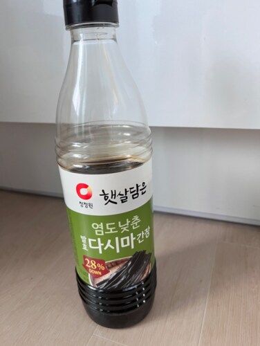 청정원 염도낮춘 발효다시마간장 840ml