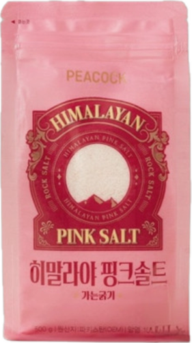 피코크 히말라야 핑크솔트 500g(가는굵기)