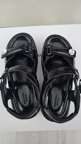 [슈콤마보니]SUECOMMA BONNIE DG2AM24006BLK Gemma sandal(black)