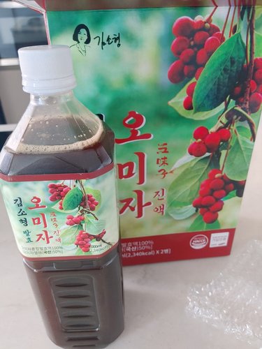 김소형 발효 오미자진액 1,000ml x 2병 1박스