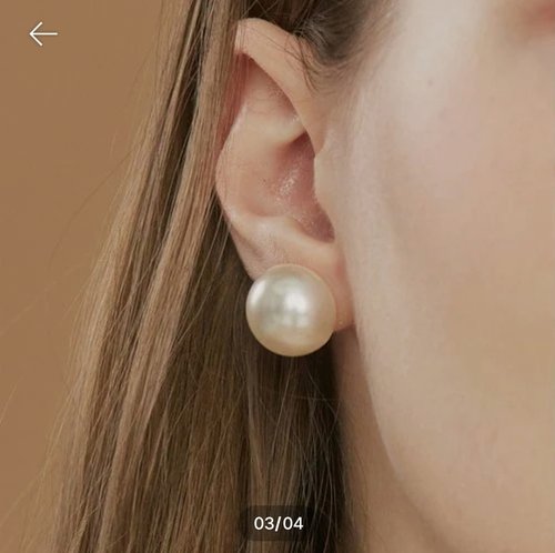 [Hei][주현영, 선미, ITZY 유나, 김고은, 이현이, 태연, 정소민 착용] pumpkin pearl earring