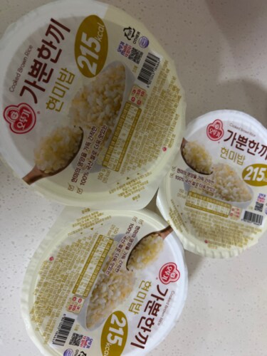오뚜기 가뿐한끼 현미밥 150g 30입 1박스