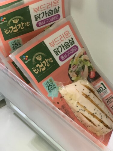 [본사배송] 더건강한 닭가슴살 통살 페퍼 100G x 12