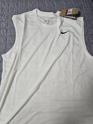 남성 나이키 드라이 핏 레전드 민소매 피트니스 티셔츠 DX0992-100