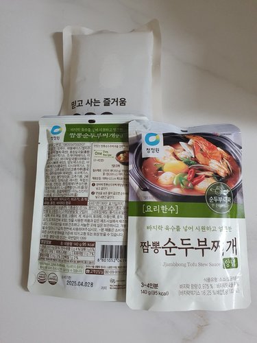 청정원 짬뽕순두부찌개양념 140g