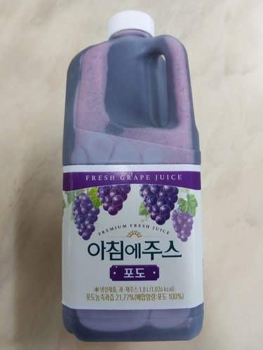 [서울우유] 아침에주스 포도 1.8L