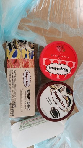 [하겐다즈] 딜라이트 컬렉션 미니컵 3팩(바닐라+딸기+쿠키앤크림)