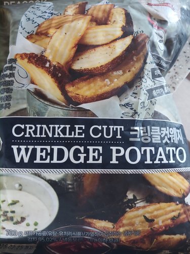 [피코크] 감자튀김 크링클컷웨지700g