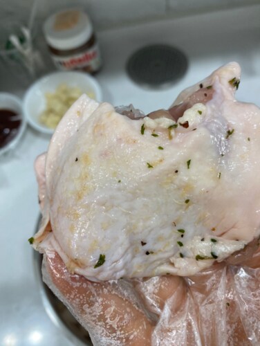 춘천닭갈비 국내산 냉장 닭다리살 1kg / 허브소금