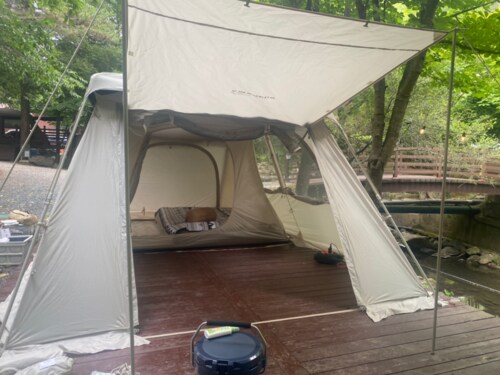 아마데우스 WIDE MAX 원터치 쉘터 차박 도킹 오토 텐트