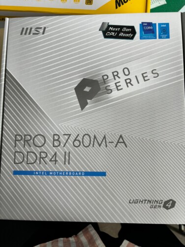 MSI PRO B760M-A DDR4 II 메인보드 (LGA1700/DDR4/M-ATX)