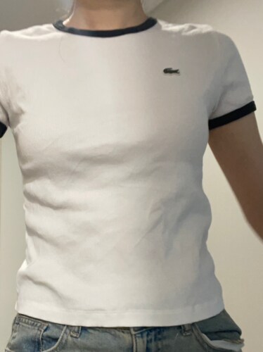 (여성)  반팔 링거 티셔츠 TF900E-54G 001 (화이트)