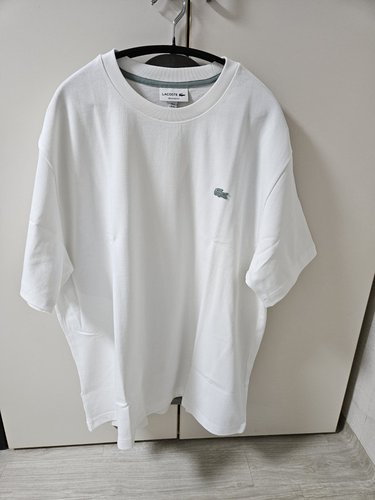 (남성) 베이직 릴렉스핏 컬러크록 라운드 반팔 티셔츠(TH115E-54G 001)화이트