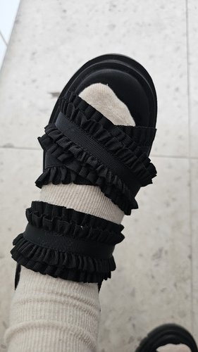 [슈콤마보니]SUECOMMA BONNIE DG2AM24032BLK [김나영 착용]Cancan 24 sandal(black)