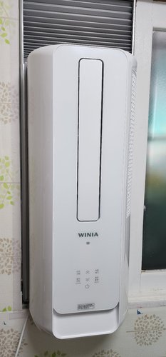 인증 위니아 창문형에어컨 EVA06ENW 17㎡ 화이트  자가설치