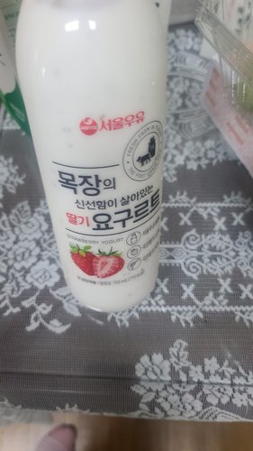 [서울우유] 목장의 신선함이 살아있는 딸기 요구르트 750ml