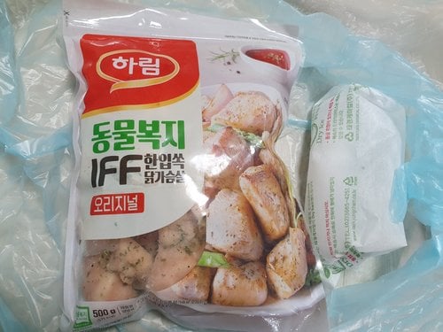 [하림] 동물복지 IFF 한입쏙 닭가슴살 오리지널 (500g)