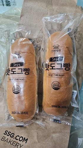 [신라명과] 핫도그빵 50g