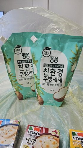 퐁퐁 친환경주방세제 1.2L 리필 코코넛