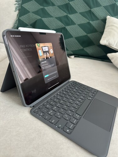 로지텍코리아 iPad Air 11인치(M2)용 Combo Touch  아이패드 에어 M2용 콤보터치 키보드케이스