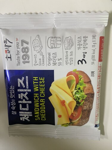 [동원 소와나무]슬라이스 치즈 54g