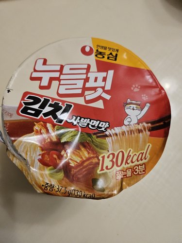 농심 누들핏 김치사발면맛 37.5g