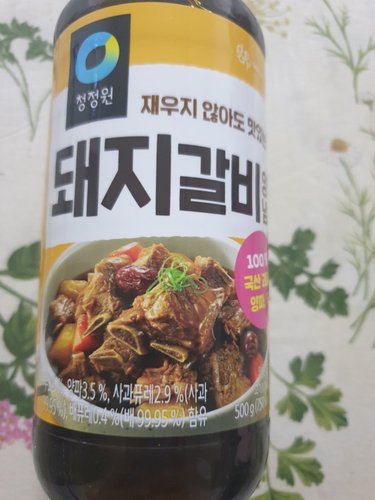 [청정원] 돼지갈비양념 500g