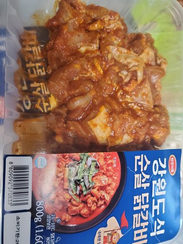 [냉장][한강식품] 강원도식 순살 닭갈비 800g