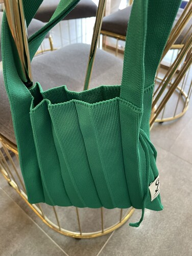 Lucky Pleats Knit S Jelly Green[정가: 49,800]