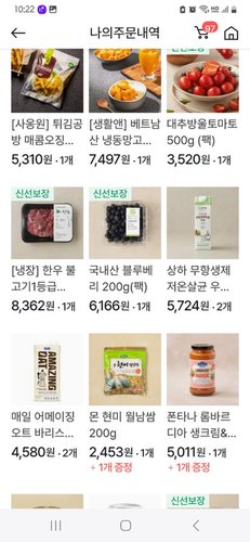[생활앤] 베트남산 냉동망고 1kg(팩)