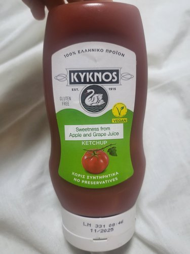 과일즙으로 단맛을낸 키크노스 케첩360g(설탕무첨가)