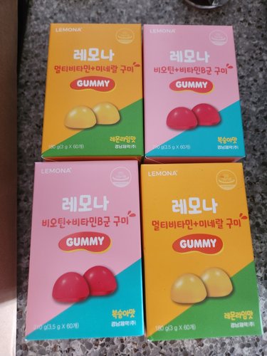 [레모나] 멀티비타민+미네랄 구미(3g*60개)