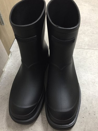 [슈콤마보니]SUECOMMA BONNIE DG3CM24301BLK Heart ankle rain boots(black)