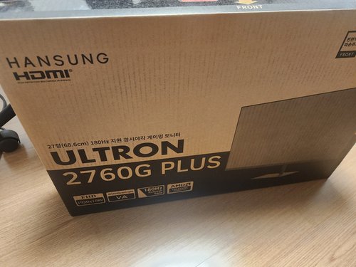 한성컴퓨터 ULTRON 2760G 리얼 180 게이밍 모니터