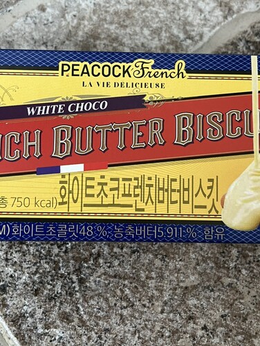 (G)피코크 화이트초콜릿 버터비스킷 150g