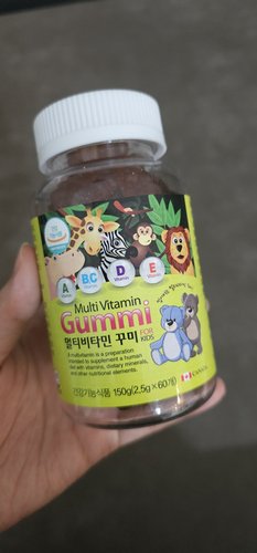 키즈 멀티 비타민 꾸미 1박스 총1개월분/ 캐나다 직수입 젤리
